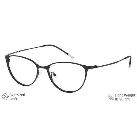 Vincent Chase Screen Glasses Black Full Rim Cat Eye right side
