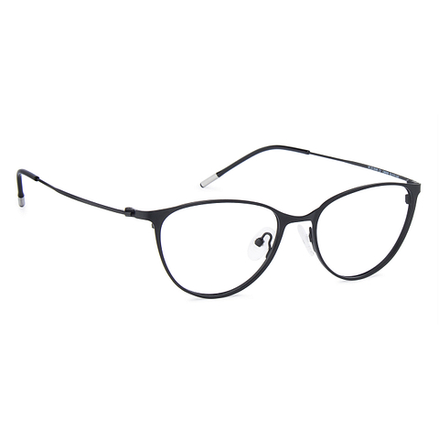 Vincent Chase Screen Glasses Black Full Rim Cat Eye left side