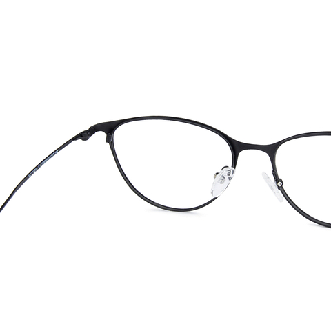 Vincent Chase Screen Glasses Black Full Rim Cat Eye left side