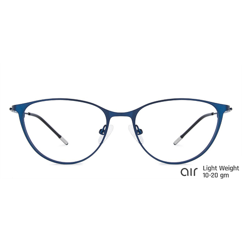 Vincent Chase Online Sky Blue Full Rim Cat Eye left side