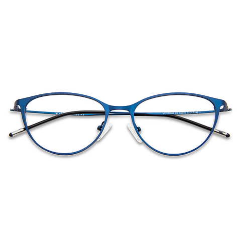 Vincent Chase Screen Glasses Sky Blue Full Rim Cat Eye right side