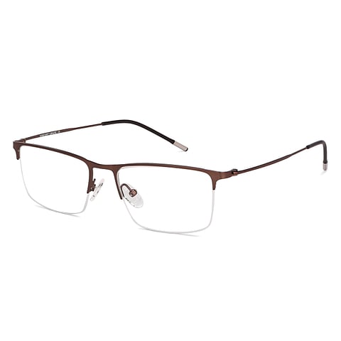 Vincent Chase Online Brown Half Rim Rectangle right side