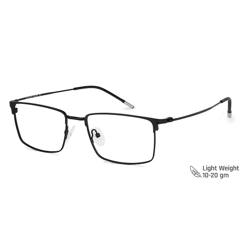 Vincent Chase Screen Glasses Black Full Rim Rectangle right side