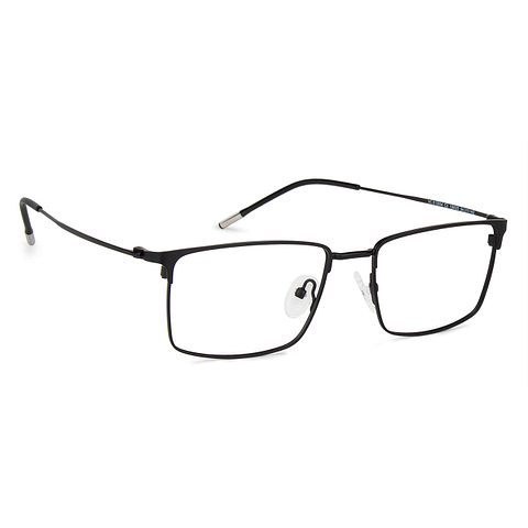 Vincent Chase Screen Glasses Black Full Rim Rectangle left side