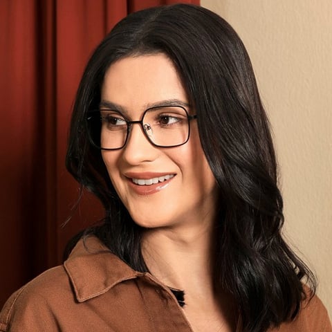 Vincent Chase Online Black Full Rim Geometric left side