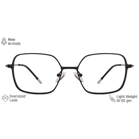 Vincent Chase Online Black Full Rim Geometric left side