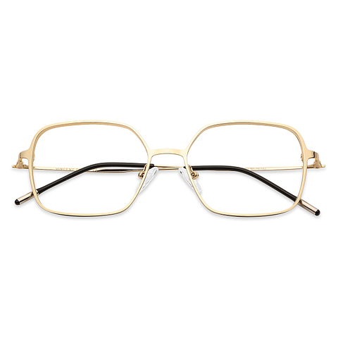 Vincent Chase Online Gold Full Rim Geometric left side