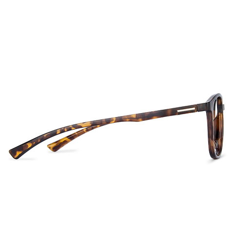 Lenskart BLU Screen Glasses Blue Block Zero Power Screen Glasses: Brown Tortoise Full Rim Round Lenskart Blu VC E13093 -C3 left side Lenskart BLU Screen Glasses Blue Block Zero Power Screen Glasses: Brown Tortoise Full Rim Round Lenskart Blu VC E13093 -C3 left side
