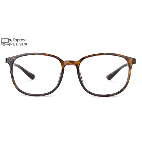 Lenskart BLU Screen Glasses Blue Block Zero Power Screen Glasses: Brown Tortoise Full Rim Round Lenskart Blu VC E13093 -C3 right side Lenskart BLU Screen Glasses Blue Block Zero Power Screen Glasses: Brown Tortoise Full Rim Round Lenskart Blu VC E13093 -C3 right side