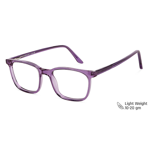 Vincent Chase Online Purple Transparent Full Rim Square right side