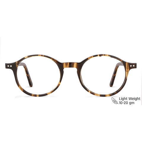 Vincent Chase Online Light Brown Full Rim Round left side
