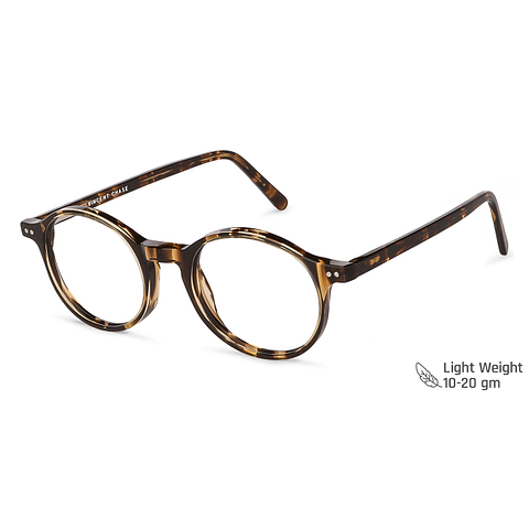 Vincent Chase Online Light Brown Full Rim Round right side