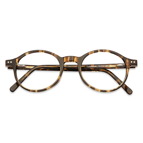 Vincent Chase Online Light Brown Full Rim Round left side