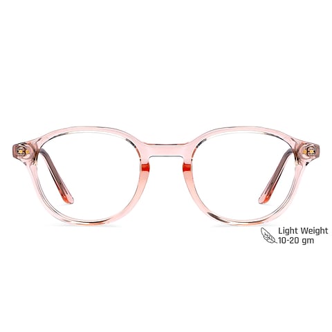 Vincent Chase Online Pink Transparent Full Rim Geometric left side