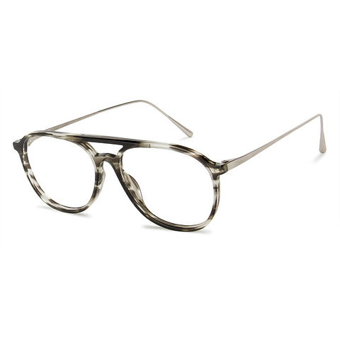 Vincent Chase Online Light Gray Full Rim Aviator right side