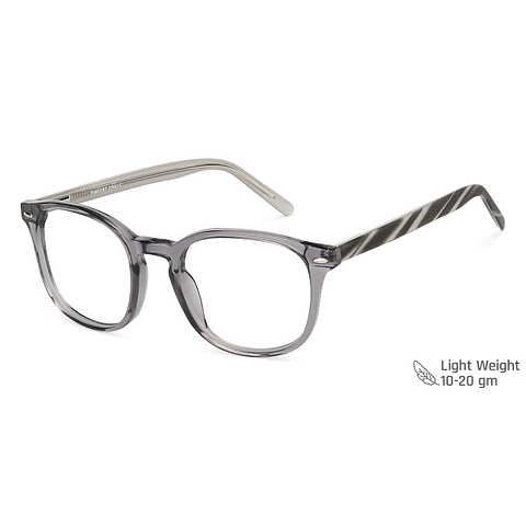 Vincent Chase Online Gray Transparent Full Rim Square right side