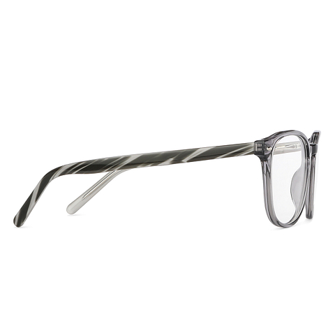 Vincent Chase Online Gray Transparent Full Rim Square left side