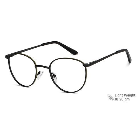 Vincent Chase Online Black Full Rim Round right side