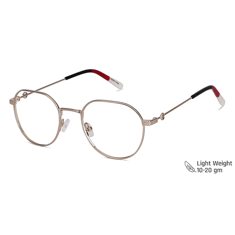 Vincent Chase Online Gold Full Rim Geometric left side