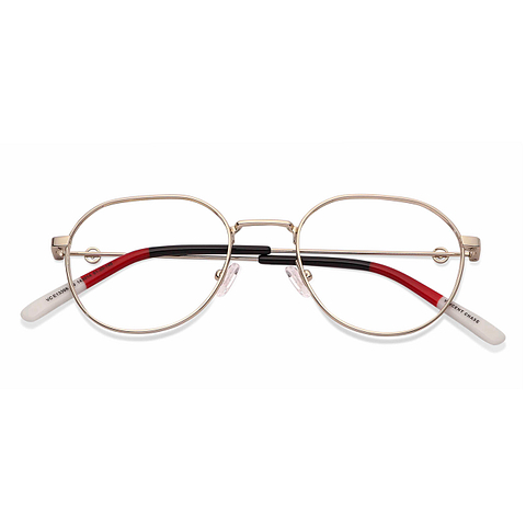 Vincent Chase Online Gold Full Rim Geometric left side