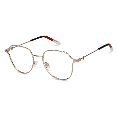 Vincent Chase Screen Glasses Gold Full Rim Geometric right side