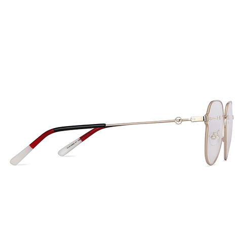 Vincent Chase Screen Glasses Gold Full Rim Geometric left side