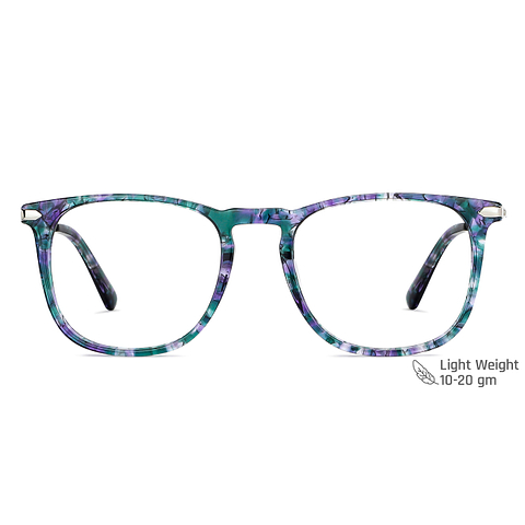 Vincent Chase Online Sky Blue Full Rim Square left side