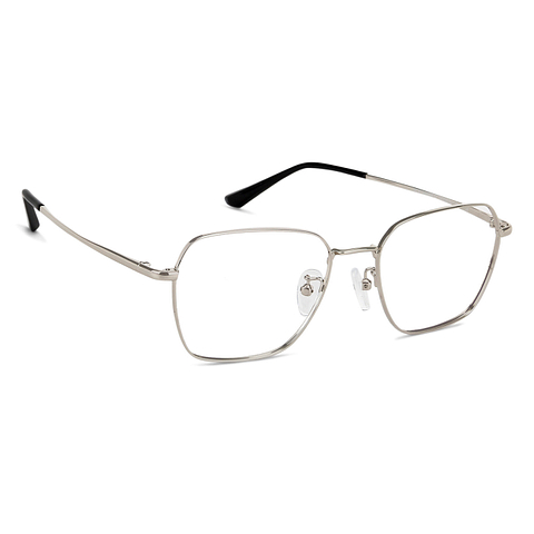 Vincent Chase Online Silver Full Rim Geometric left side