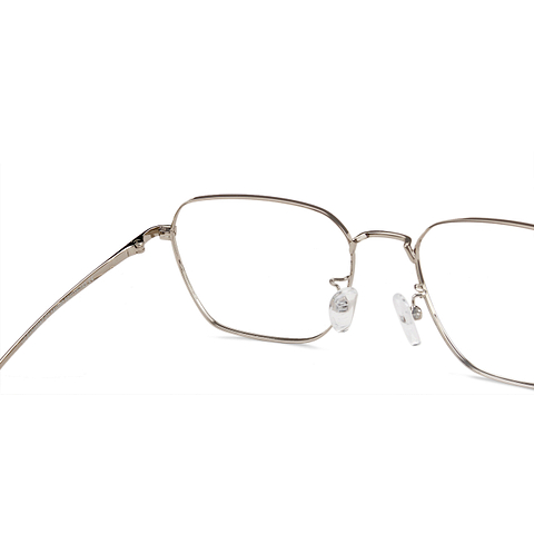 Vincent Chase Online Silver Full Rim Geometric left side
