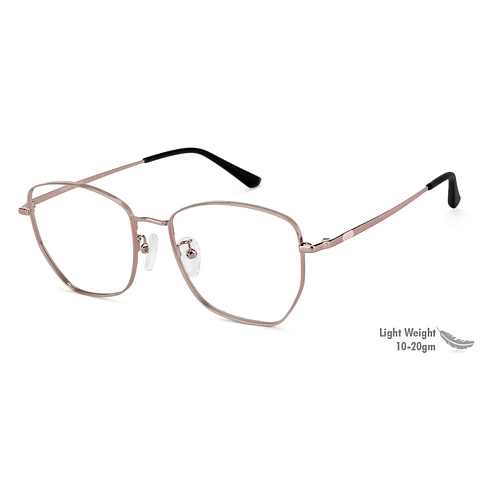 Vincent Chase Online Pink Full Rim Geometric left side