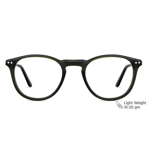 Vincent Chase Online Green Transparent Full Rim Round left side