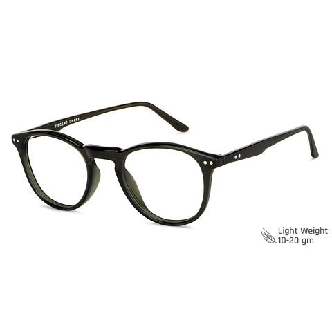 Vincent Chase Online Green Transparent Full Rim Round right side