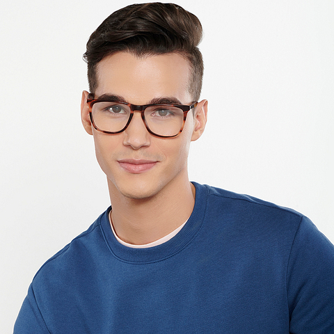 Vincent Chase Online Light Brown Full Rim Square left side