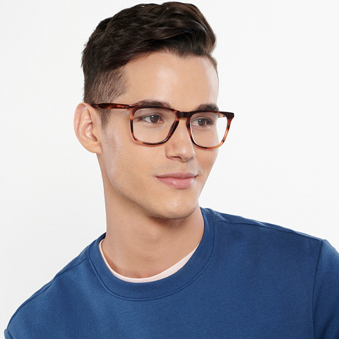 Vincent Chase Online Brown Tortoise Full Rim Square right side