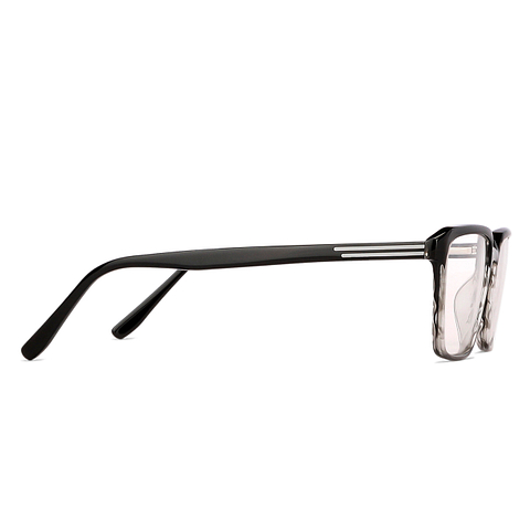 Vincent Chase Screen Glasses Black Transparent Full Rim Square left side