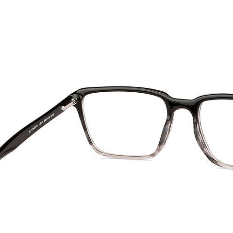 Vincent Chase Screen Glasses Black Transparent Full Rim Square right side