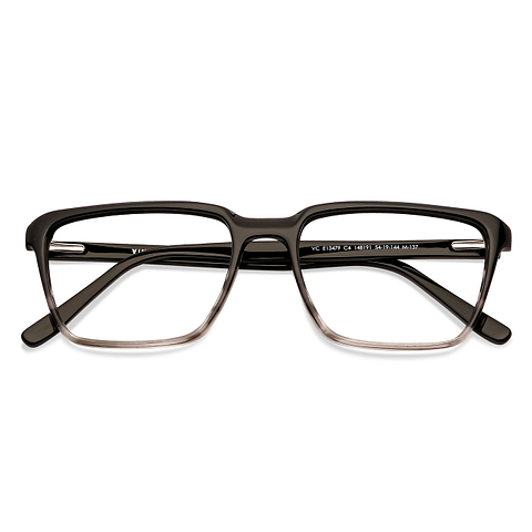 Vincent Chase Screen Glasses Black Transparent Full Rim Square left side