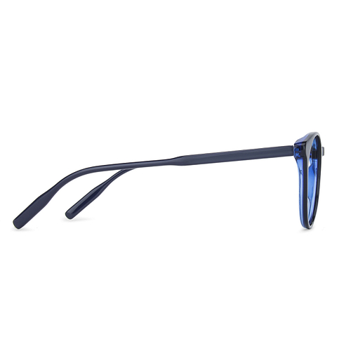 Vincent Chase Online Blue Transparent Full Rim Round left side