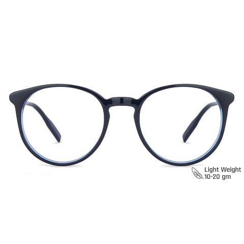 Vincent Chase Online Blue Transparent Full Rim Round left side