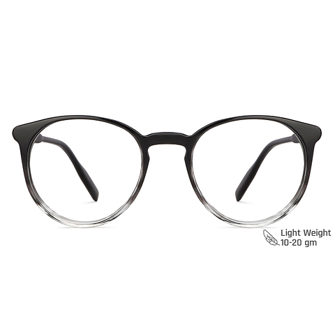 Vincent Chase Online Black Transparent Full Rim Round left side