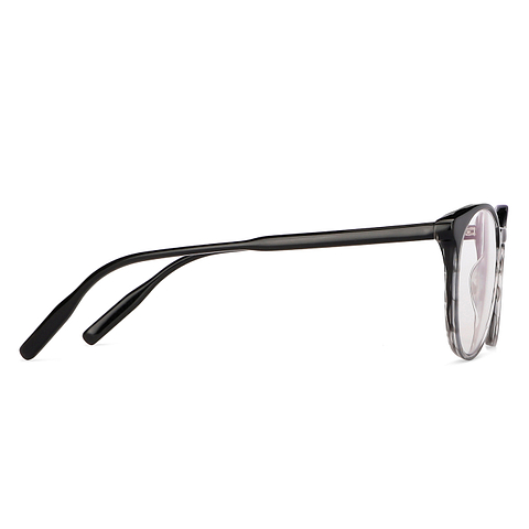 Vincent Chase Online Black Transparent Full Rim Round left side