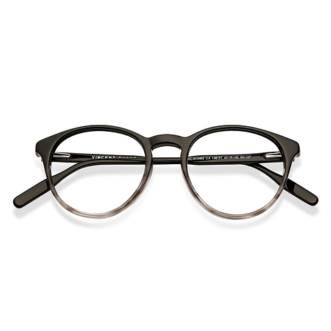 Vincent Chase Online Black Transparent Full Rim Round left side