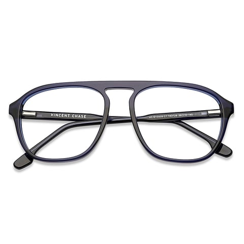 Vincent Chase Online Blue Transparent Full Rim Square left side