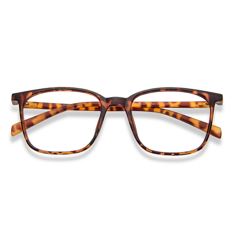Lenskart BLU Screen Glasses Blue Block Zero Power Screen Glasses: Tortoise Full Rim Square Lenskart Blu LB E13526-C5 right side