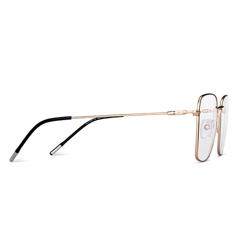 Vincent Chase Online Black Gold Full Rim Geometric left side