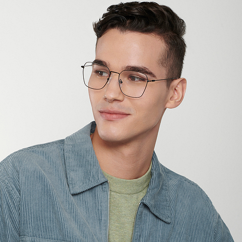 Vincent Chase Online Black Full Rim Geometric right side