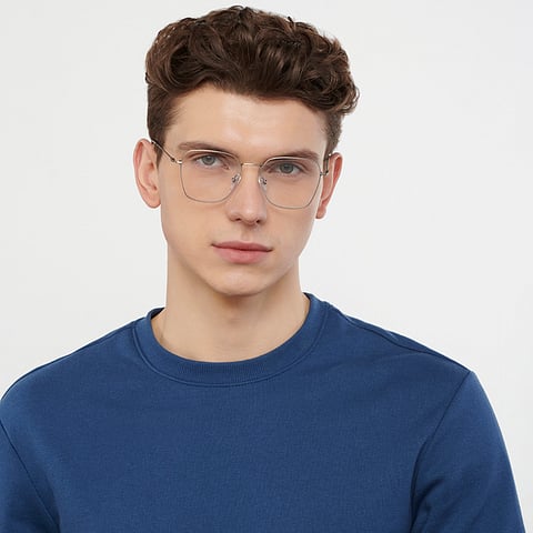 Vincent Chase Online Mid Gunmetal Full Rim Geometric left side