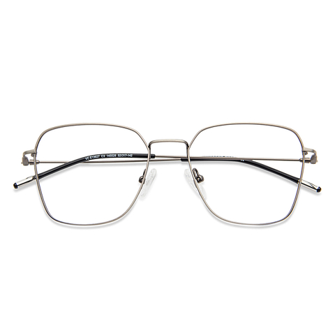 Vincent Chase Online Matte Gunmetal Full Rim Geometric left side