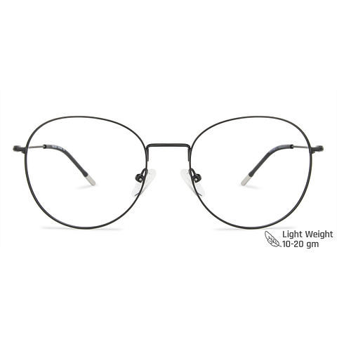 Vincent Chase Online Black Full Rim Round left side