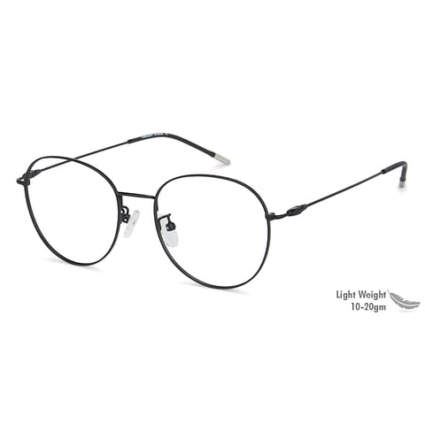 Vincent Chase Online Black Full Rim Round left side